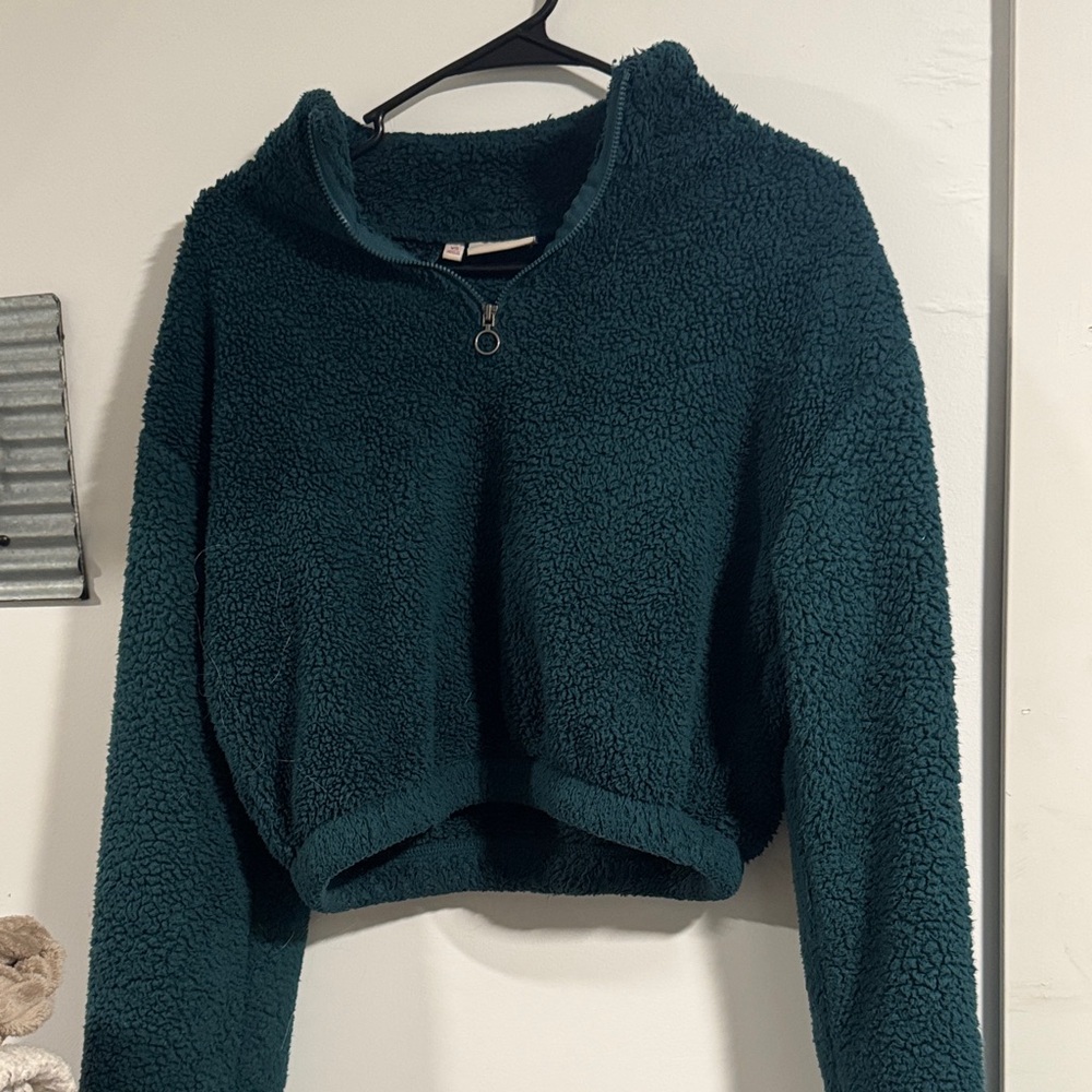 Kohl's Dark Green Teddy Jacket